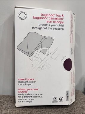 Bugaboo Sun Canopy for Fox & Cameleon3 - Burgundy